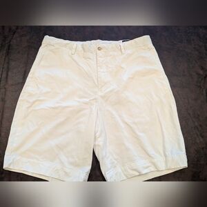 Polo by Ralph Lauren White Flat Front Men's Shorts